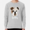 ssrcolightweight sweatshirtmensheather greyfrontsquare productx1000 bgf8f8f8 31 - English Bulldog Merch